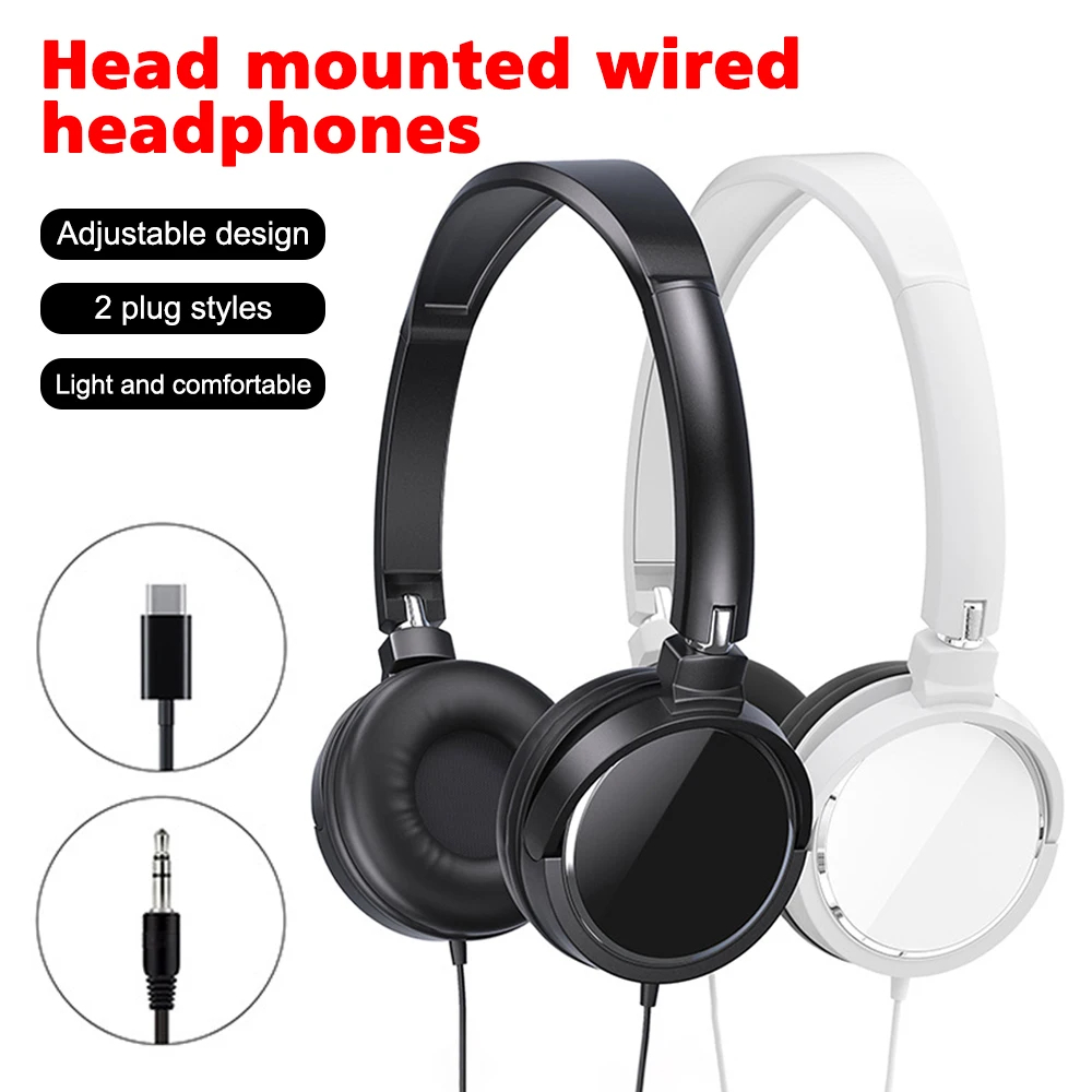 Leatherwork Classes - Headset mit Mikrofon für Online-Kurse, 3,5-mm-/Typ-C-Kopfhörer