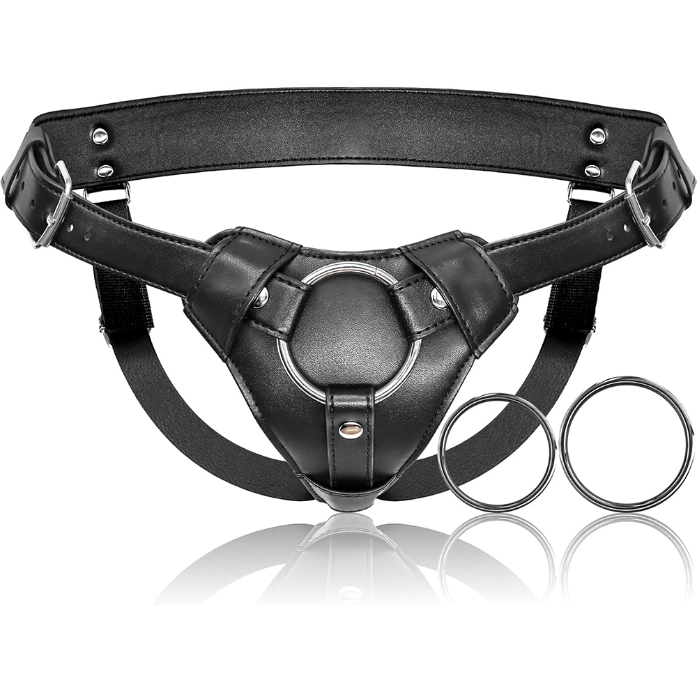 Leather Work Harness - Strap-On-Dildo-Gurt, Sexspielzeug für Erwachsene, für Frauen