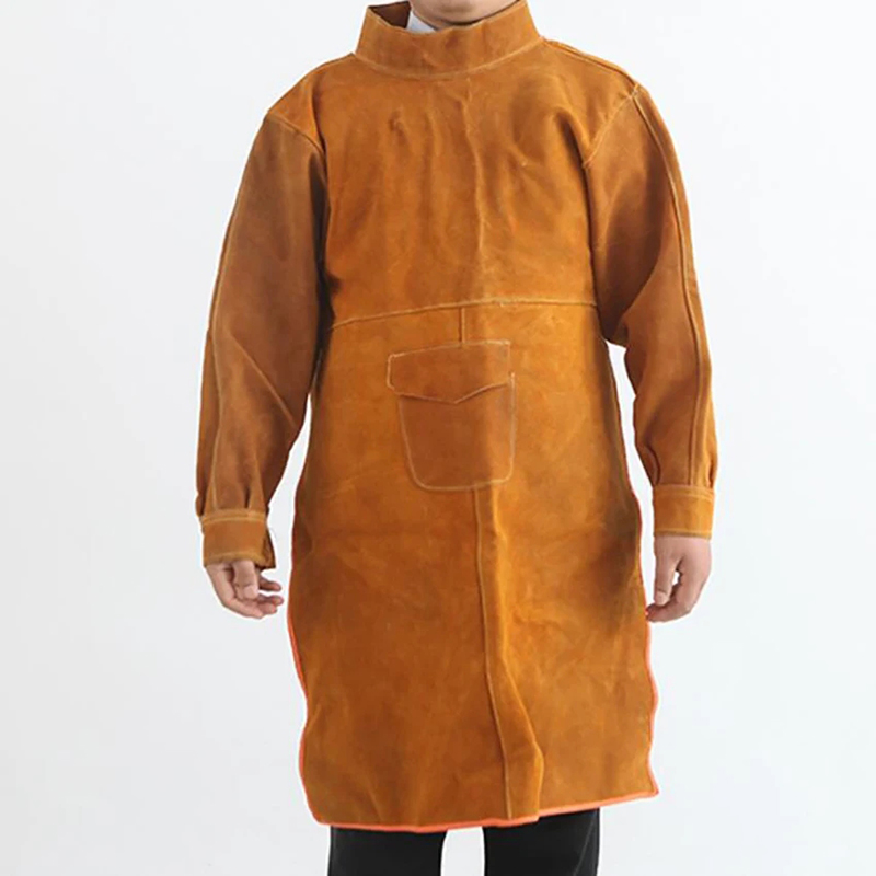 Leatherwork Apron - Schweißkleidung aus Rindsleder, 105 cm lange,