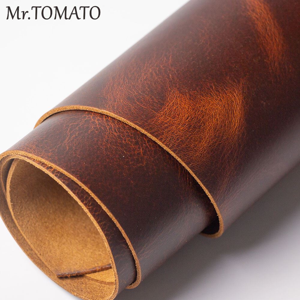 Veg Tan Leather Hide - Rindsleder, dickes Echtleder, gewachstes, hartes, erstklassiges,