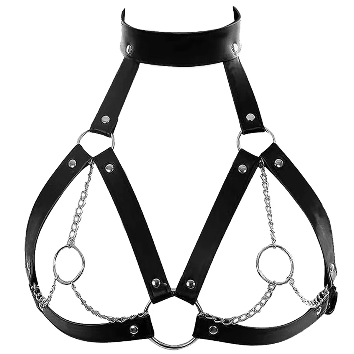 Leather Work Harness - Frauen Mode Geschirr Gürtel Brust geschirr