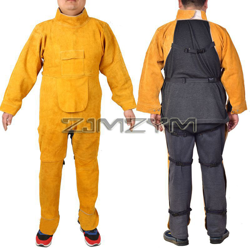 Leatherwork Apron - Schweißanzug aus Rindsleder, Arbeitskleidung, spezielle Schutzkleidung,