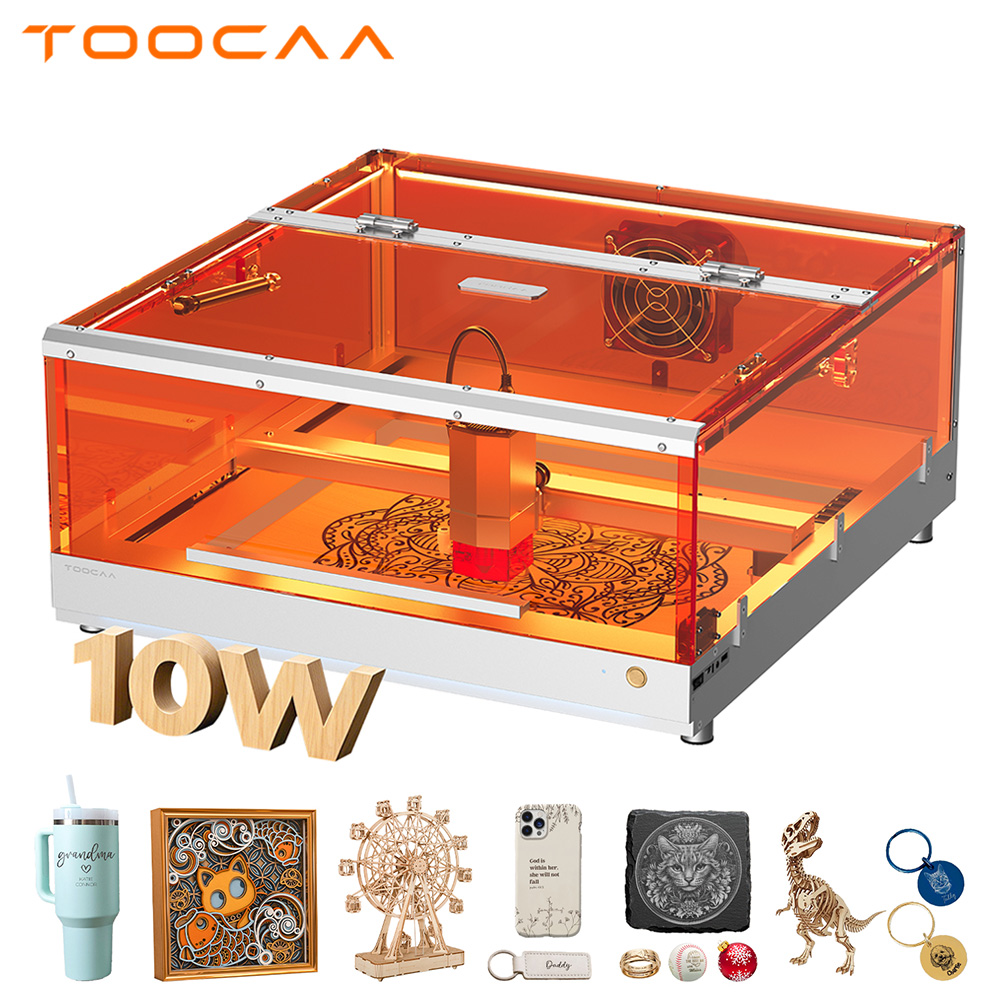 Leatherwork Classes - TOOCAA L2 10W AI Desktop-Lasergravierer, vollständig