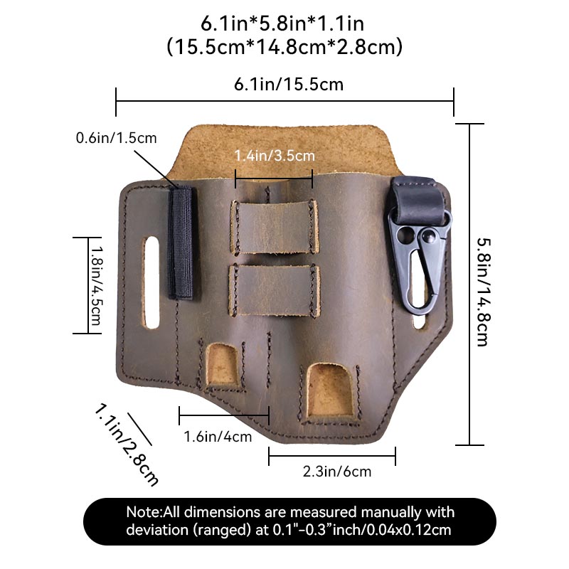 Outdoor-Arbeit Multitool-Halte – Leatherwork Knife Sheath Bewertung und Preis