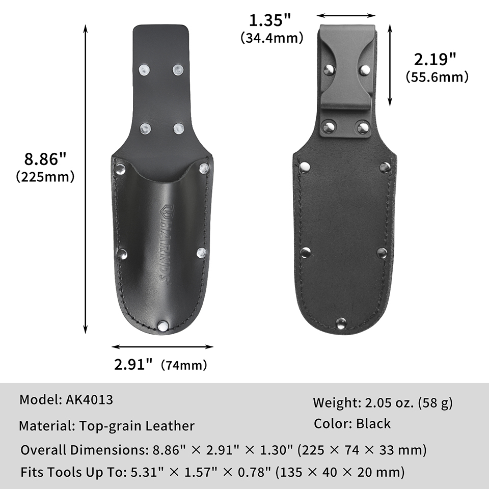 Harnds Leder-Zangenhalter Klei – Leatherwork Knife Sheath Bewertung und Preis