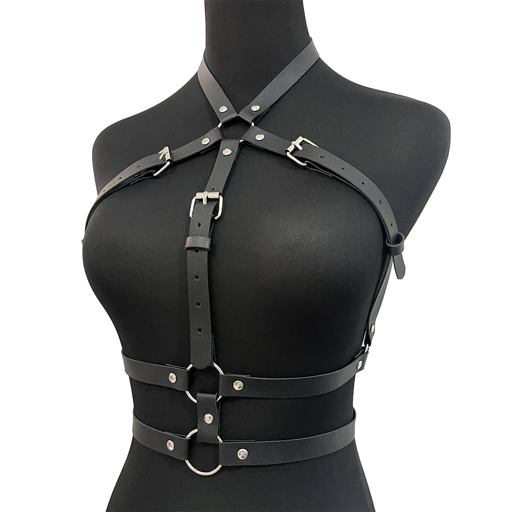 Sexy Dessous für Frauen Brustg – Leather Work Harness Bewertung und Preis