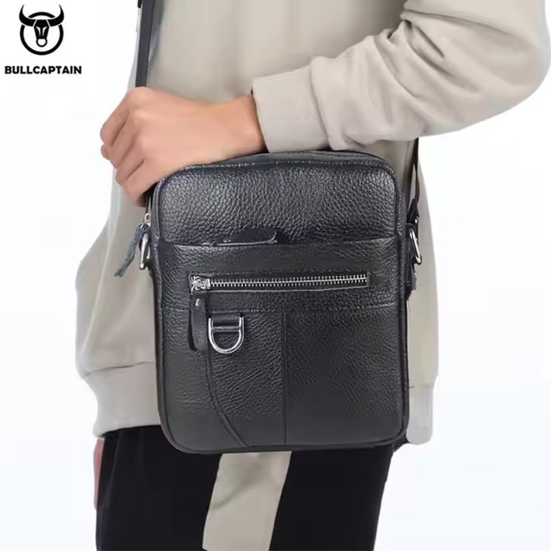 BULLCAPTAIN Herren-Umhängetasc – Leatherwork Letters Bewertung und Preis