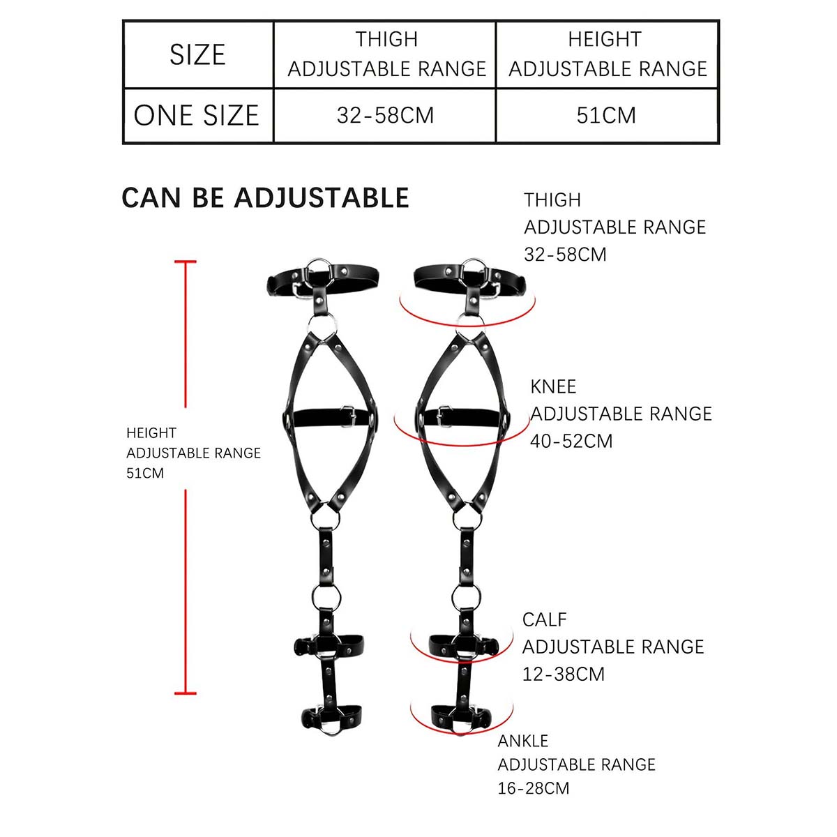 Sexy BDSM Oberschenkel-Garter  – Leather Work Harness Bewertung und Preis