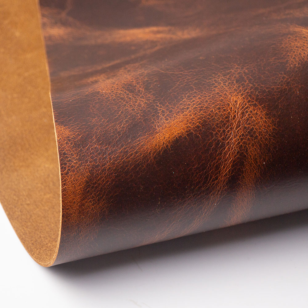 Rindsleder, dickes Echtleder,  – Veg Tan Leather Hide Bewertung und Preis