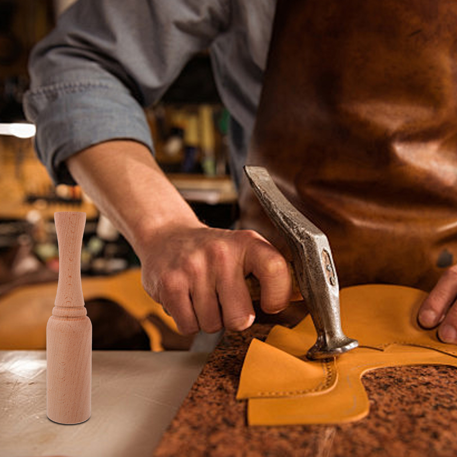 Geschmeideter Komfortgriff Buc – Leatherwork Mallet Bewertung und Preis