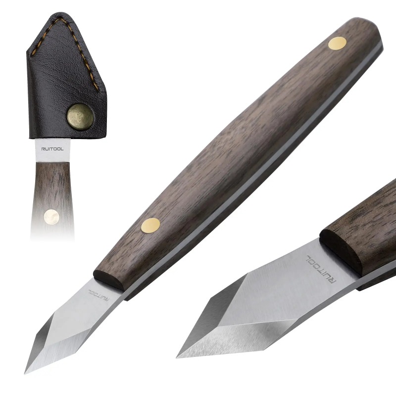 Handgefertigtes Schnitzmesser, – Leatherwork Knife Sheath Bewertung und Preis