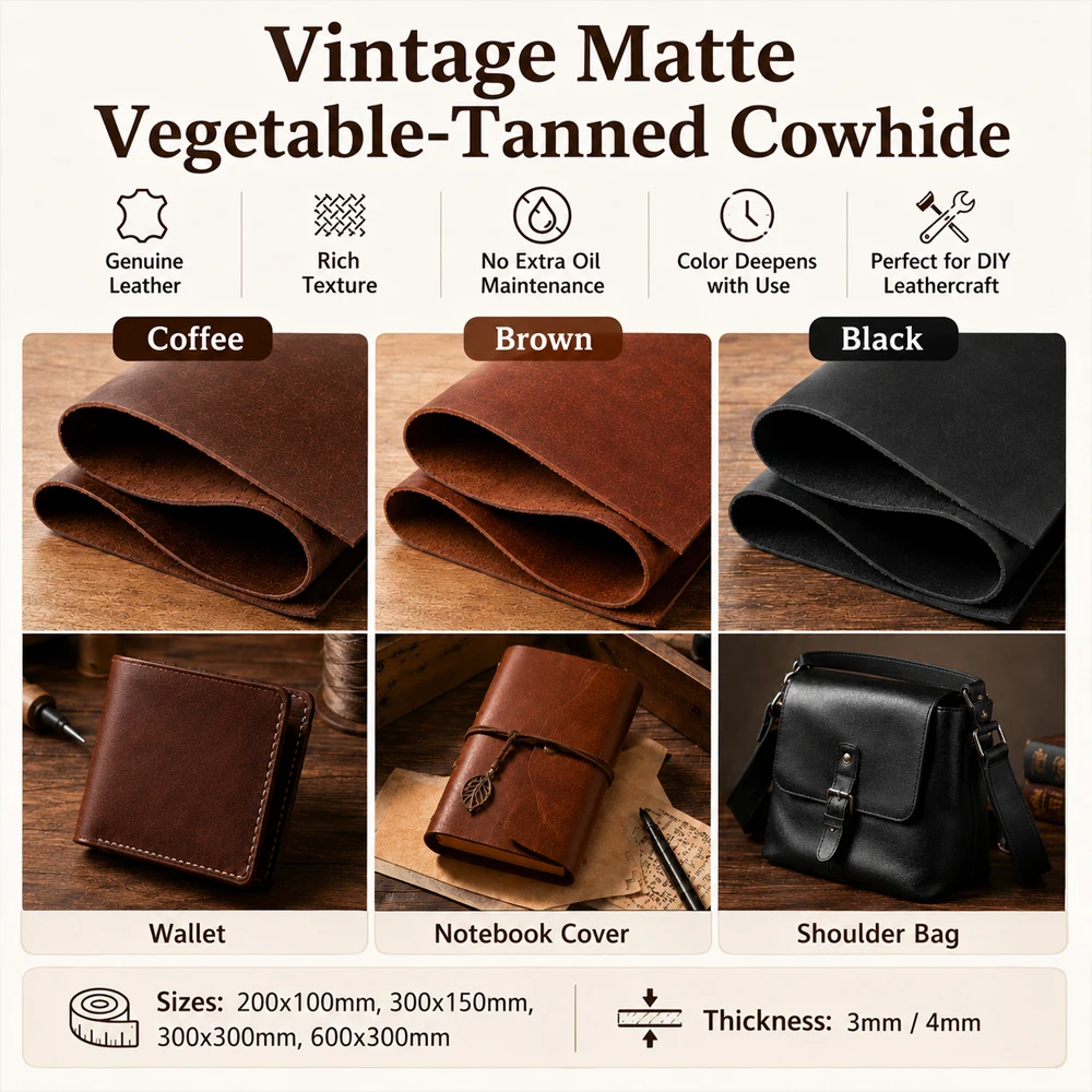 1 Stück pflanzlich gegerbtes R – Veg Tan Leather Hide Bewertung und Preis